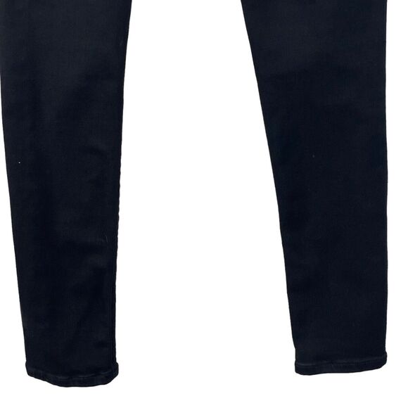 AGOLDE SZ 24 Sophie Skinny Jeans Mid-Rise Stretch Pockets Zip-Fly Black - Picture 6 of 13